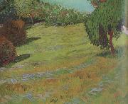 Vincent Van Gogh Sunny Lawn in a Public Pack (nn04) oil painting picture wholesale
